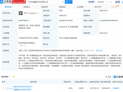 協(xié)鑫能科斥資布局AI賽道，新科技公司聚焦人工智能理論與算法軟件研發(fā)